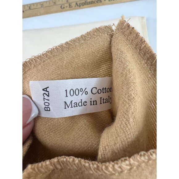 Louis Vuitton Dust Bag Brown Polishing Cloth Lot 100% Cotton Made In Italy - Picture 6 of 6